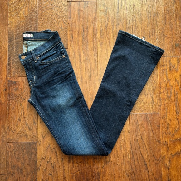 Vintage Y2K JBrand Deep Indigo Janey Boot Cut Jeans | Size 24 - Picture 1 of 10